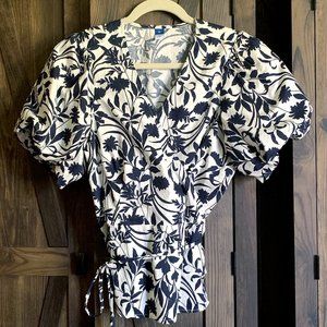 WOMEN'S TIE WRAP BLOUSE